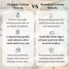 Misona 100% Organic Cotton Pack of 2 Face Cloths 30