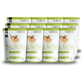 Palmini Linguine Pasta | Low-Carb, Low-Calorie Hearts of Palm Pasta | Keto, Gluten Free, Vegan, Non-GMO, Plant Based, Healthy Noodles | As Seen on Shark Tank |(12 Ounce - Pack of 12)