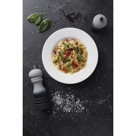 MasterClass Pepper Mill or Salt Grinder with Interchangeable Cap, Plastic, Grey Ombré, 12 cm