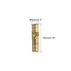 uxcell Invisible Brass Barrel Hinges, 24pcs 5x19mm Brass Concealed Hinges