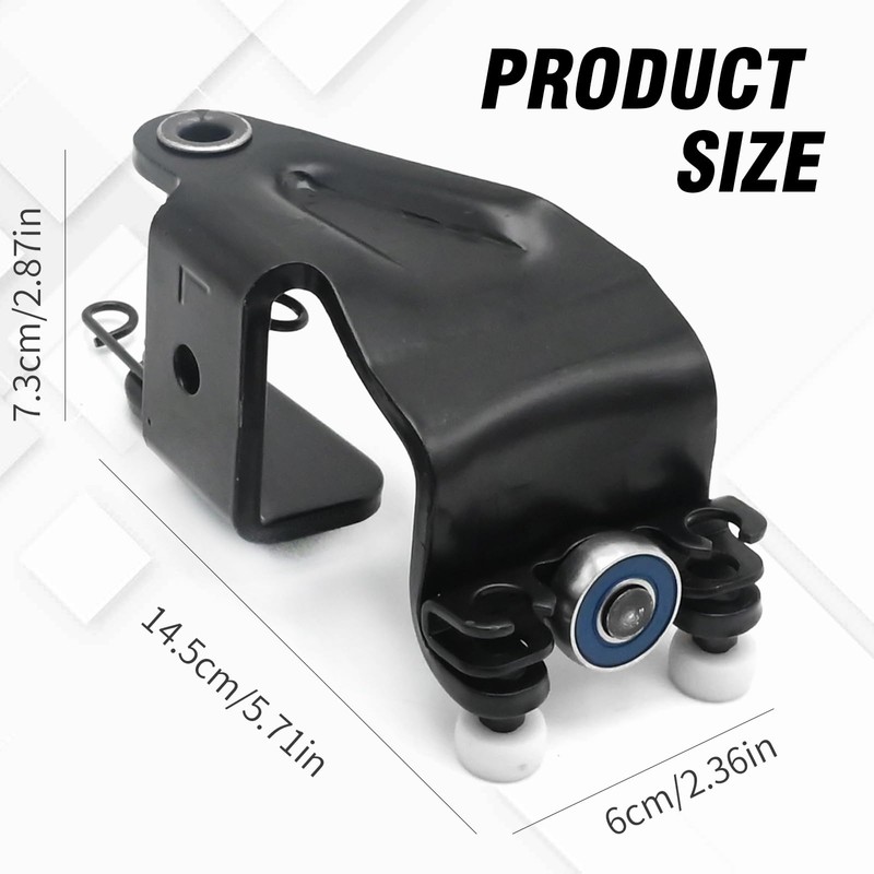 Hoypeyfiy 2Pcs Sliding Door Roller Assembly with Rail Stoppers 72561-SHJ-A21