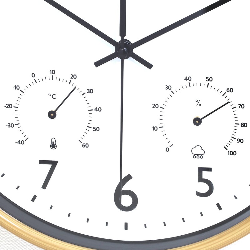 Fuji Boeki Miel 28198 Wall Clock, Width 10.0 x Depth