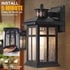 Brilvibera Outdoor Wall Light Motion Sensor - Updated Dusk to