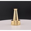 Solid Brass Hose Jet Sweeper Nozzle with Extra Washers