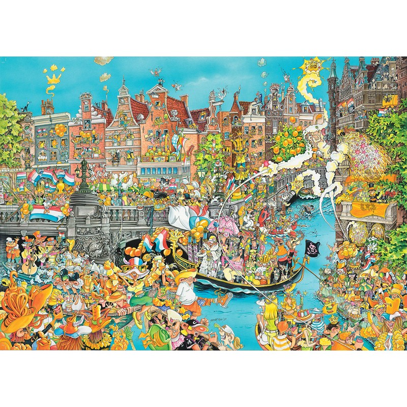King Amsterdam King's Day Jigsaw Puzzle - 1000 Piece