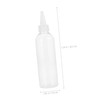 BIUDECO 10pcs Plastic Container Refillable Squeeze Bottles for Hair Dye