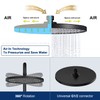 Rain Shower Head 26CM Rainfall Shower Head Overhead Replacement, Fixed