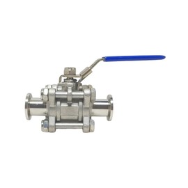 EASTVAC High Vacuum Quick Ball Valve KF16 Stainless Steel Clamp With Lock Vacuum Ball Valve
