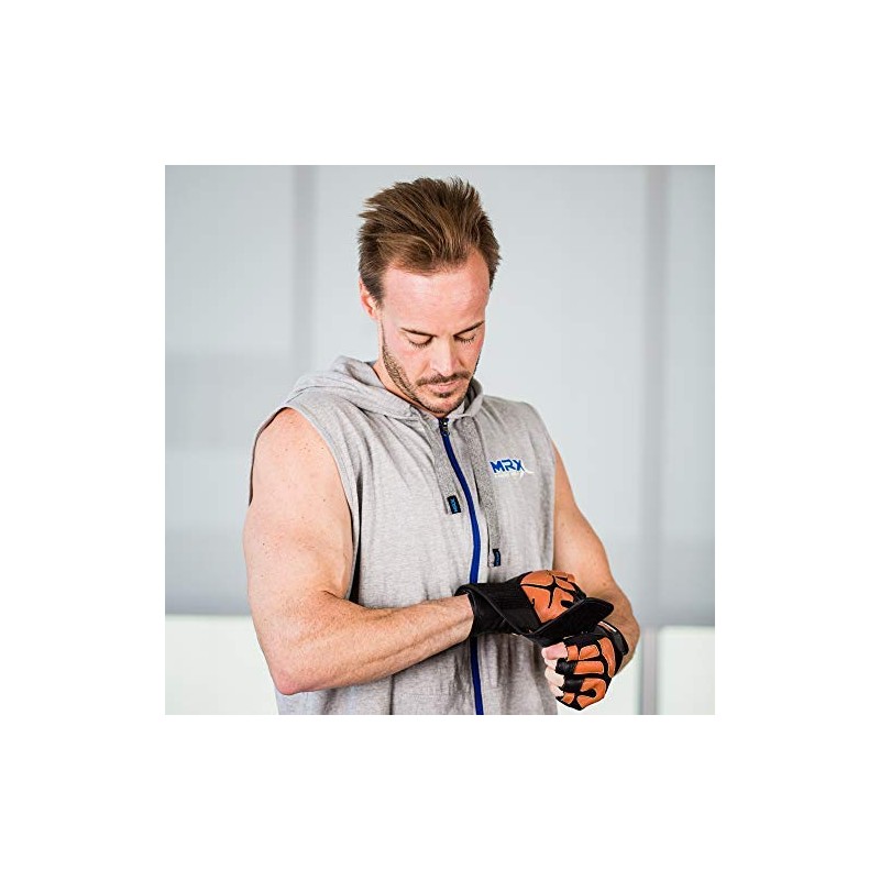 MRX Weight Lifting Pro Level Gloves with 18 Inches Long