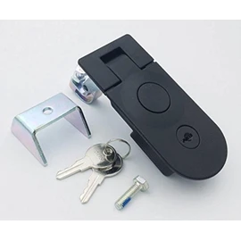 RV Compartment Lock Trigger Latch Baggage Door Latch, Equivalent Southco C5-21-35 Sealed Lever Compression Latch, Adjustable Grip Range: 1.14"-1.77"(29-45mm), (with Lock, 1 Pack)