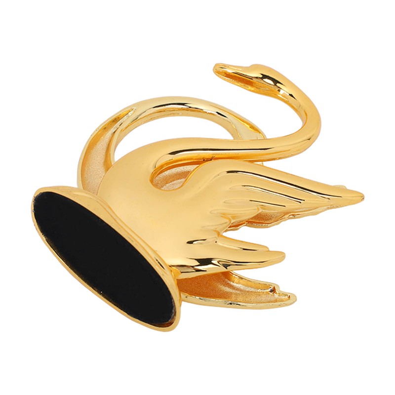 Swan Napkin Holder Golden Swan Design Rustproof Alloy Elegant Style