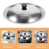 Stainless Steel Pot Lid, STOBAZA Universal Lid for Pots, Pans
