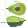 Cabilock Avocado Shaped Ceramic Bowl for Salad Fruits Desserts and