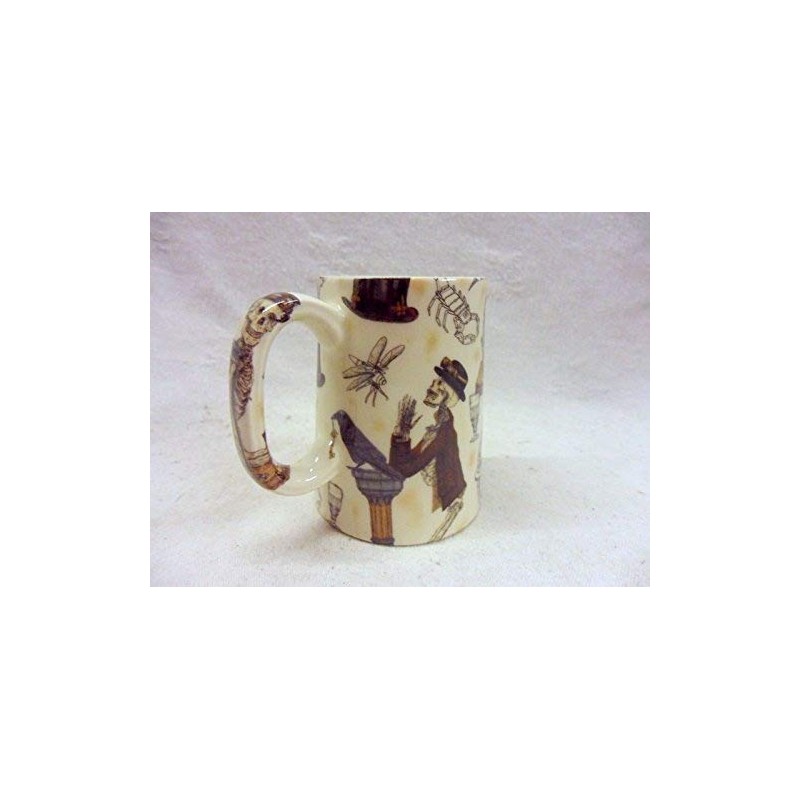 Steampunk Mini Cream Jug Pitcher by Heron Cross Pottery