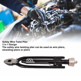 Safety Wire Twist Plier, 21cm Safety Wire Plier with 25ft Wire High Carbon Steel Wire Twisting Tool for Aircraft Automobile Industrial