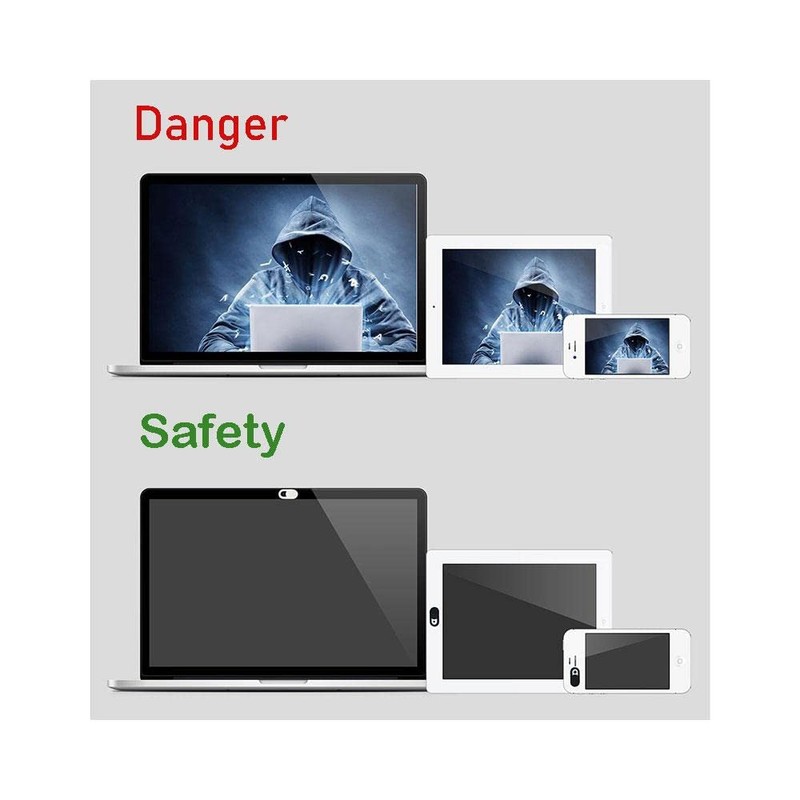 TopHomer Webcam Cover Slider, 6 Pieces Camera Blocker for Privacy,