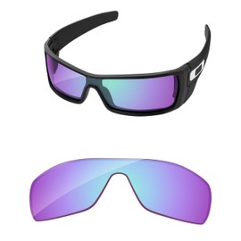 PapaViva Replacement Lenses for Oakley Batwolf OO9101 27mm Sunglass Pure Performance Magenta Golf Pro+