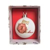 Royal Worcester Wrendale Design Bauble Dachshund Through The Snow