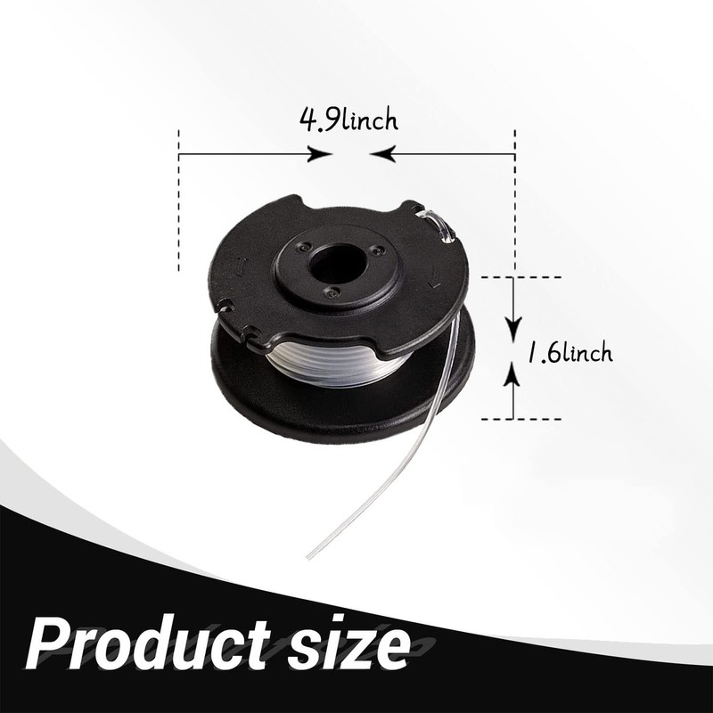 Viilich 4 pieces replacement thread spool for Einhell GE-CT 18/28