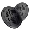 5" Water Resistant Dual Cone Marine Speakers with Grills -