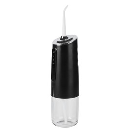Irrigador oral portátil de 240 ml 3 modos USB recargable agua dental limpiador impermeable para equipos de atención médica, irrigador oral de mano para uso doméstico (negro)