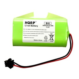 HQRP Battery Compatible with Deebot N79 N79S N79SE N79W DN622 DN622.11, Tesvor X500 G10 G20 G30 G35 G40 Hybrid Robotic Vac Vacuum Cleaner 14.4V 3000mAh