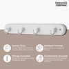 Keypak 4-Hook Wall-Mounted Key Tidy, Key Holder Organiser for Entryway
