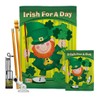 Irish For A Day Garden House Flags Kit Springtime St