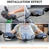 SAUTVS Kit deflector de aire negro para todos los modelos