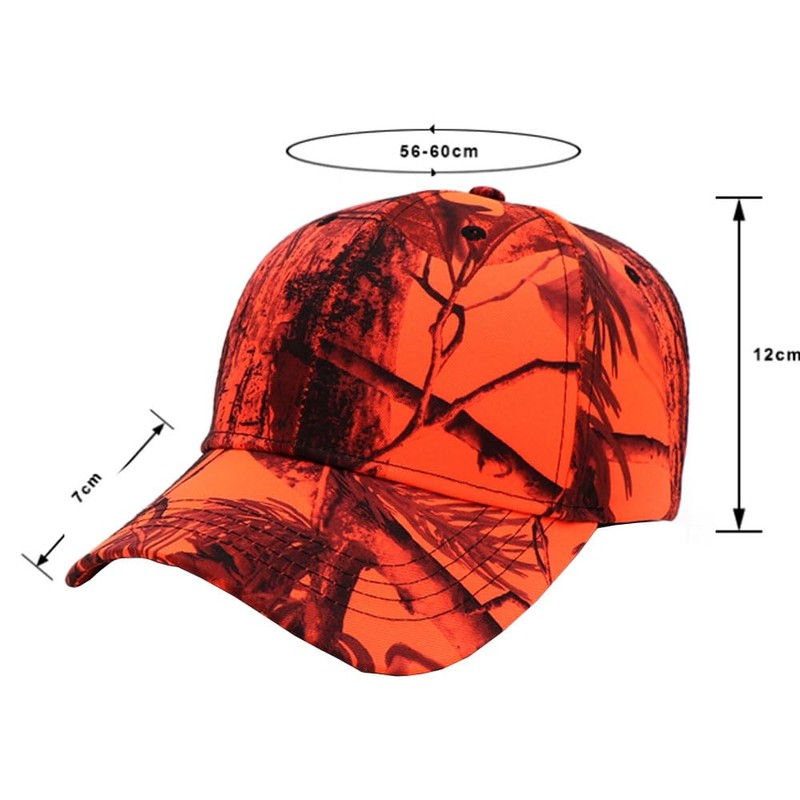 Bestmaple Hunting Hat, Hunting Camp Hat, Cap, Men's Hunter, Orange,
