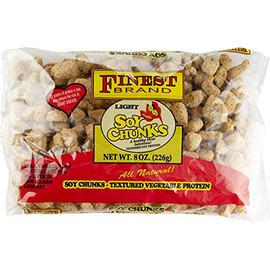Jamaican Choice Light Soy Chunks, Textured Protein | 8 oz (1-Pack)
