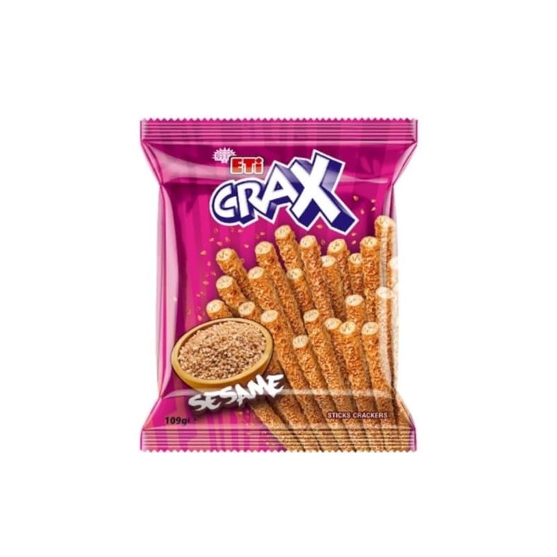 Eti Crax Sesame Stick Crackers Snacks 3.9 OZ 110 Gram