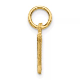 GlittersandGold 14k Letter M Initial Charm Bracelet Necklace