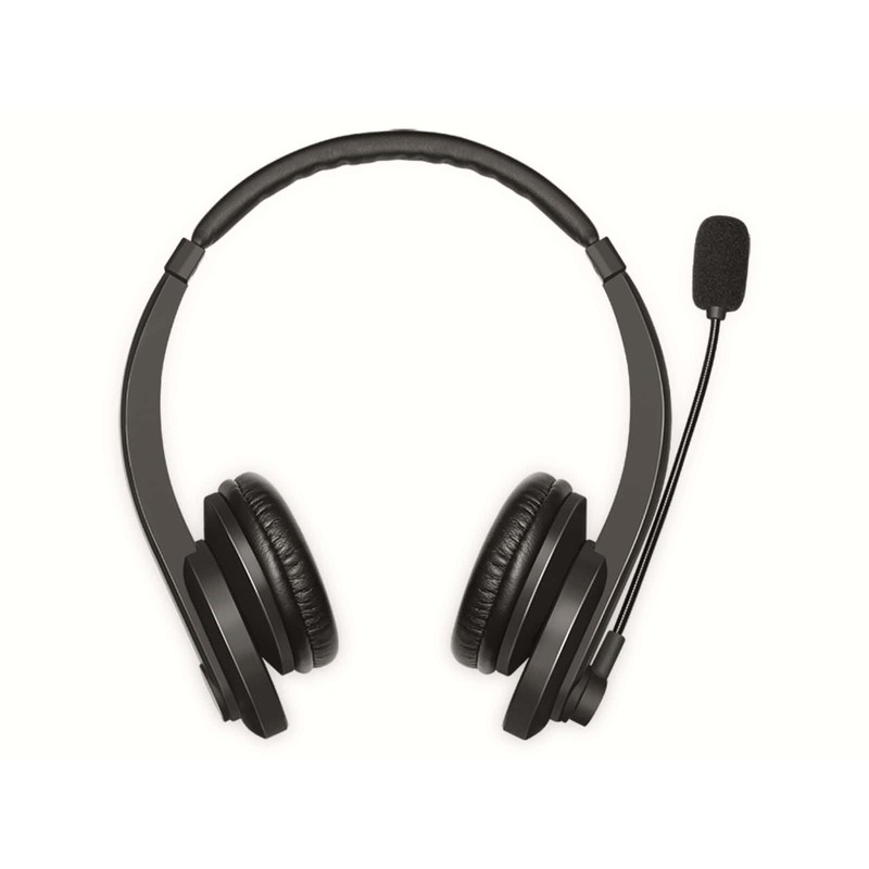 LogiLink Bluetooth Stereo Headset, Microphone Black Standard