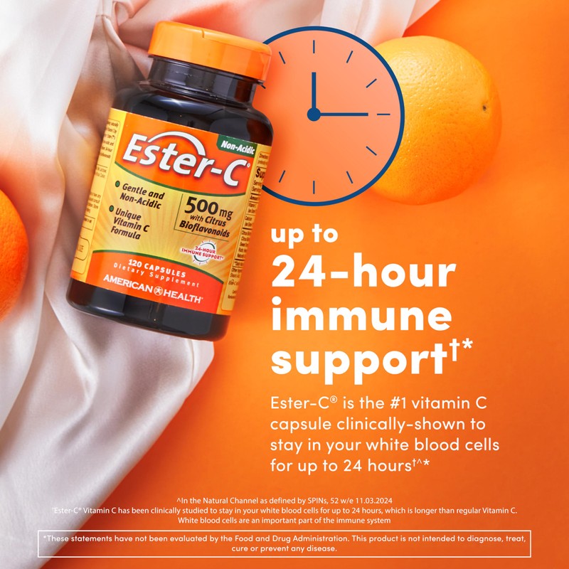 American Health American Health Ester-C with Citrus Bioflavonoids Capsules -
