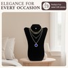 RJ Displays Jewelry Display for Vendors, Black Velvet Necklace Display