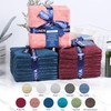 LINENOVA 100% Cotton Face Washer Towel (10 Pack) - Ultra-Soft,