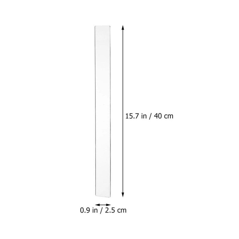2pcs Dough Thickness Rulers Dough Thickness Guides Pastry Rolling Pin