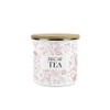 Purely Home Wild Rabbits Decaf Tea Canister - Pink Metal