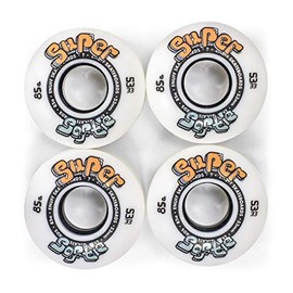 Enuff Skateboards Super Softie Wheels Unisex Adult, Unisex_Adult, ENU540, White (White), 53 mm