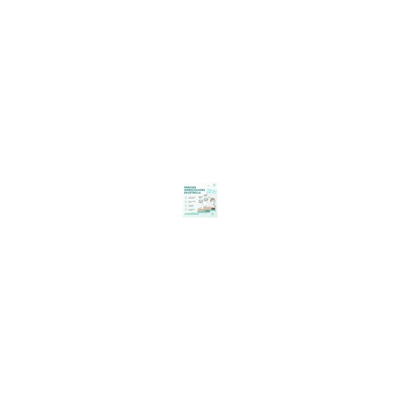 Parches Hidrocoloides Estrella Acne 2 Cajas 80 Pzs