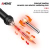 ANENG 12pcs Soldering Iron Kit Mini Electric Soldering Irons with