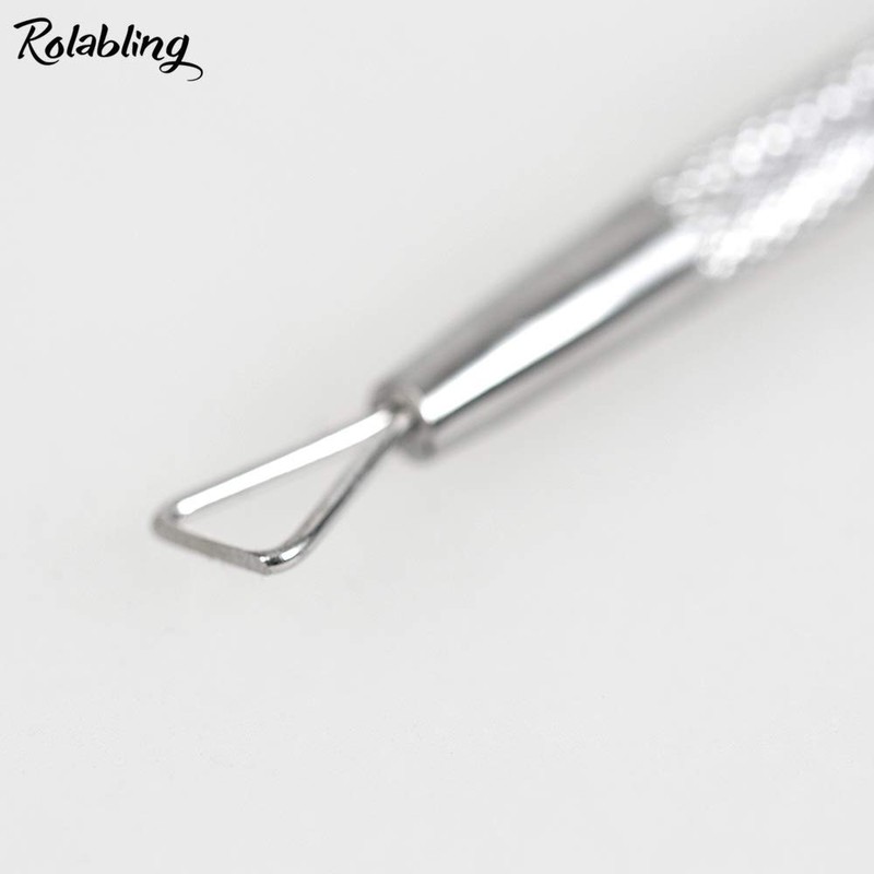 Rolabling Stainless Steel Triangle Nail Polish Remover Nail Art Nail