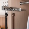 5-Hook Designer Wardrobe Reversible 11.75" Length Closet Belt Rack with