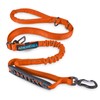 IOKHEIRA Orange Leash for Large Dogs, Multifunctional Adjustable Heavy Duty