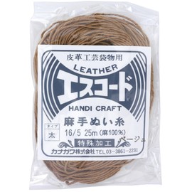kanagawa hand-sewn thread esuko-do No. 16 Chunky Beige 8619 – 02 