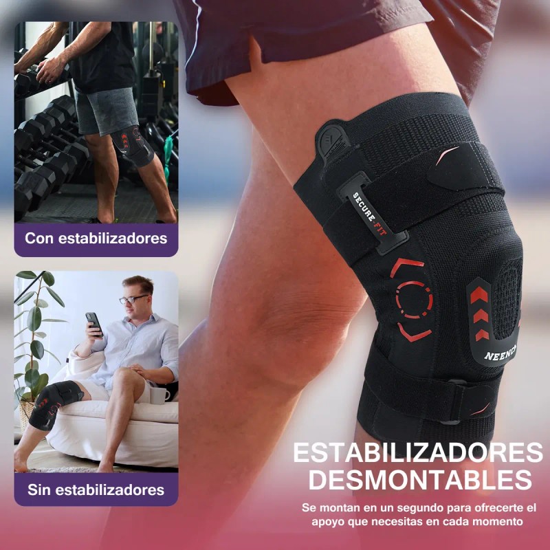 Rodillera Ortopédica Meniscos Ligamentos Gel Rótula Ajustabl