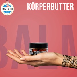 BALM TATTOO Dragon's Blood Tattoo Care Butter 250 ml, Vegan and Moisturising Tattoo Cream Tattoo Care Aftercare