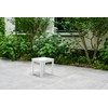Keter Outdoor Chaise Side Table - White