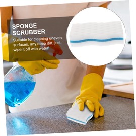 Minkissy 2sets Multifunctional Dish Cleaning Sponge Set Dish Sponges for Cleaning Pad Non-Scratch for Kitchen 5pcs*2